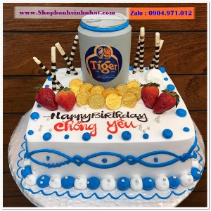 Bánh Sinh Nhật Hình Lon Bia Chai Rượu - LK07